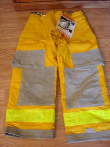 New Body Gaurd by Lion Apparel Firefighter Nomex Turnout Pants Size 34 Short