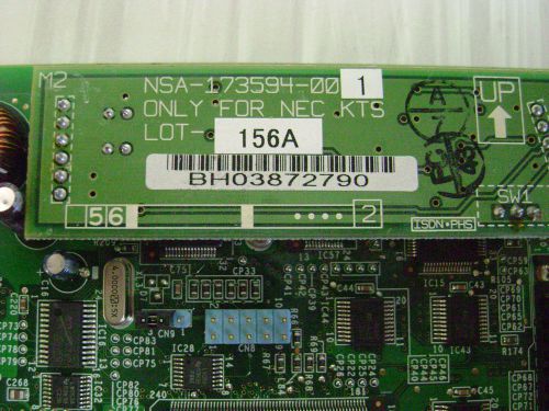 NEC ELECTRA ELITE NSA -180336 IPK CPUI(410) MODULE CARD WITH NSA 173594
