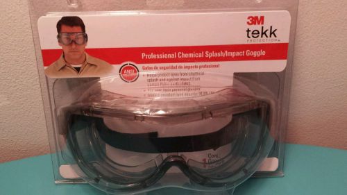 3M 91264-80025T Tekk Protection Professional Chemical Splash Goggle
