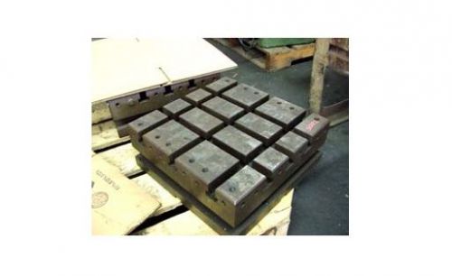 16” x 16” sub plate fixture grid subplate table t-slots for sale