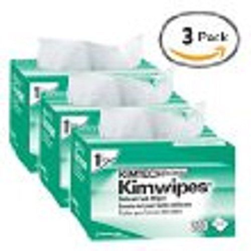 Kimberly-Clark Kimtech Science Kimwipes Delicate Task Disposable Wiper, 8-25/64&#034;