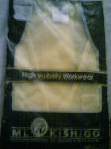 Ml kishigo lime high visibility safety vest 2xl model 1264 for sale