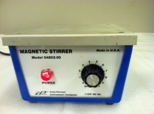 Cole Parmer Model 4802 magnetic stirrer model: 04802-00