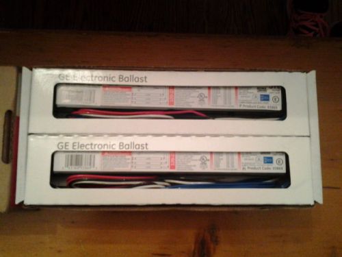 New box of 4 ge electronic ballasts ge332max-g-n-diyb 120-277v for sale