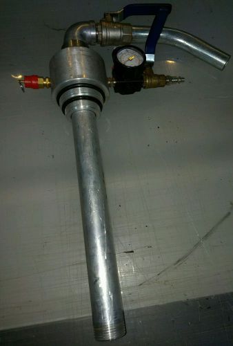 Air pressure operated fluid transfer diesel drum barrel oil pump long tube 12gpm for sale