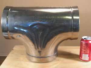 6&#034; tee stainless steel pipe fitting (allegheny co) bell end type for sale