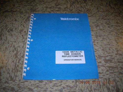 Tektronix 1502B TDR Operator manual