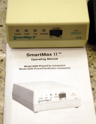 Phone/Fax/Modem Auto-switch - SmartMax II  fax call detector switcher