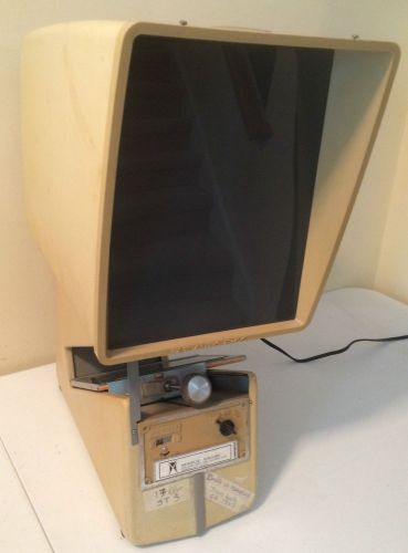 Atlantic F-66 Microfilm Microfiche Reader No Bulb Estate Find