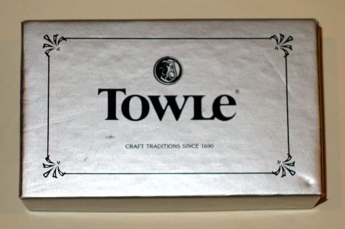 TOWLE BUSINESS CARD HOLDER FREE SHIPPING