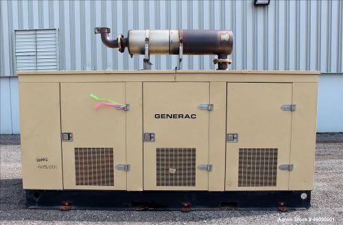 Used- Generac 200 kW standby natural gas generator set, model 87A0366-S, SN-2035
