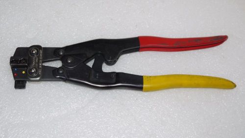 PANDUIT CT 550 WIRE CABLE CRIMPING HAND TOOL CRIMPER 22-10 AWG WEST GERMANY MADE