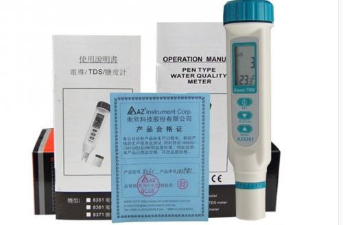 Pen Type Conductivity Total Dissolved Solid TDS Temperature 3in1 Meter Tester IP