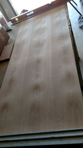 Red oak veneer 24x60 with 3m peel and stick psa backing a grade for sale