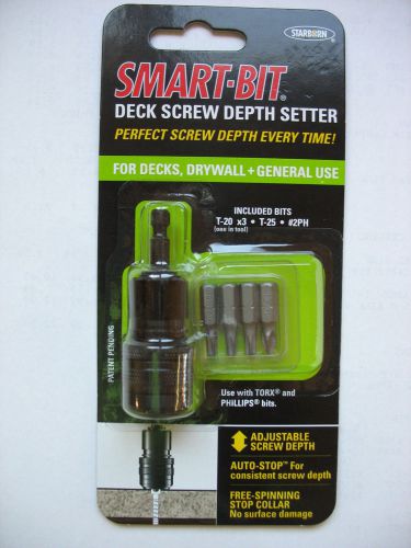 Starborn smart-bit depth setter for decks and drywall - clutch driver for sale