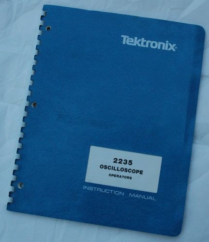 Tektronix 2235 Original User Manual, Paper manual Parts: 070-4207-00