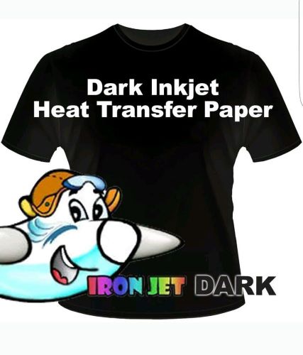 Inkjet Opaque Heat Transfer Paper for dark Fabrics -Blue Line- 50Pk :)