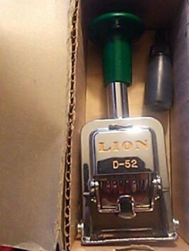 Lion auto numbering machine d52   obo for sale