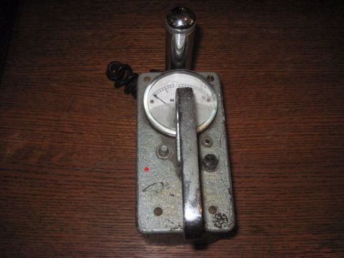 Vintage Eberline Geiger Counter Model E-112B-1 &amp; probe