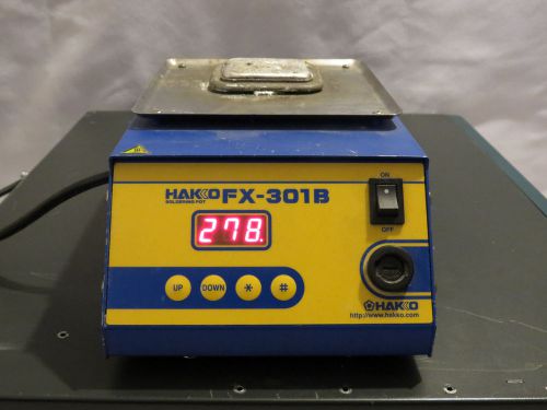 Hakko fx301b-03 digital soldering tinning pot  fx-301b w/solder for sale