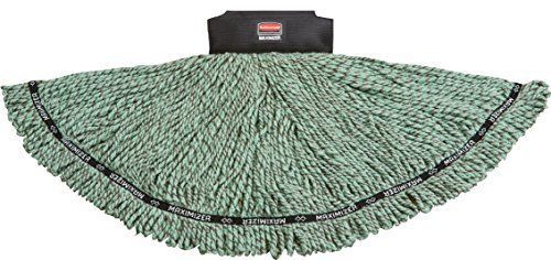 Rubbermaid commercial 1924784 maximizer mop head, blend, large, green for sale