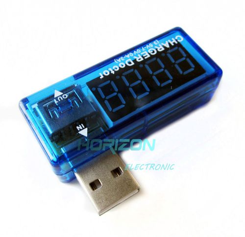 2PCS USB Charger Doctor Voltage Current Meter Battery Tester Power Detector
