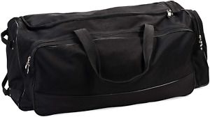 Champion Sports Wheeled Equipment Bag: Large Nylon Athletic Travel Bag with for