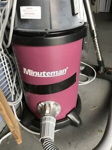Minuteman Lead Vacuum - Dry Only, 6 Gal. Polyethylene - USED ONE TIME!