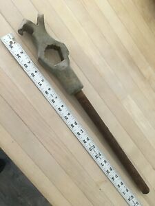 Vintage  Fire Equipment, Hydrant Wrench, 21&#034; Long