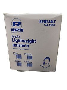 Royal Regular Lightweight Hairnets 144 Count Box Dark Brown FREE SHIPPING