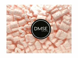 DMSE 1/2 Cu Ft Anti Static No Stick Recyclable Packing Peanuts Popcorn S-Shap...