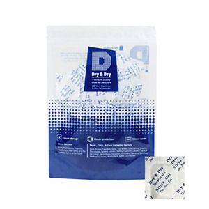 Dry &amp; Dry 3 Gram [50 Packets] Premium Silica Gel Pure Silica Gel Packs Desiccant