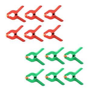 Set of 12 Studio Nylon Spring Clamp Photography Background Clips Clasps Tool