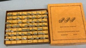 Franklin Manufacturing Dura Cast Type Hot Stamp Set Type 2815 Press Set