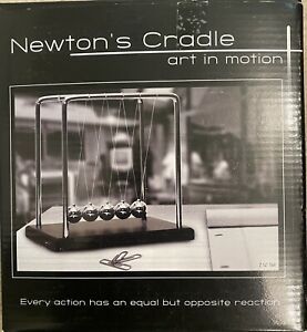 Newtons Cradle NEW SEALED ON BOX See Photos GREAT GIFT