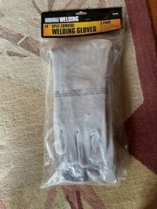 welding gloves set of three, new, leather