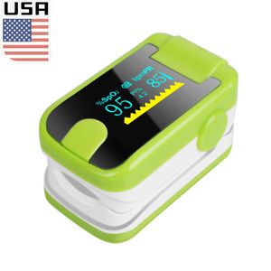 Medical Color OLED Fingertip Pulse Oximeter Heart Rate Monitor SPO2 PR PI