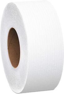 Scott Essential Jumbo Roll (JR) Commercial Toilet Paper (07223), 1-PLY, White, 1