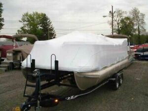24&#039; Pontoon Universal (4&#039; Height) Boat Cover by Transhield