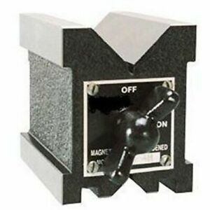 Precision Magnetic Vee Blocks Size 100 x 95 x 75mm V Block Heavy Duty New