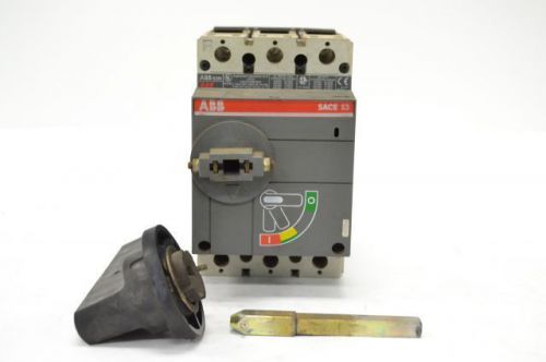 ABB S3N SACE S3 WITH HANDLE 3P 25A 600V-AC CIRCUIT BREAKER B240835