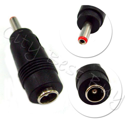 10 dc power 5.5mm female to 3.5mm male jack converter plug adapter laptop direct for sale