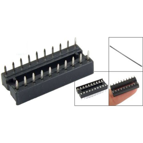 2015 24 pcs 20 pin solder type 2.54mm pitch dip ic sockets adaptors for sale