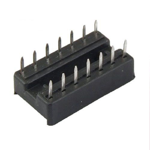 New Black 34 x 14 Pin DIP IC Sockets Adaptor Solder Type Socket 2.54mm Pitch