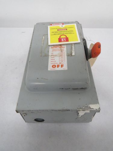 ITE FK361 FUSIBLE 30A AMP 600V-AC 3P DISCONNECT SWITCH B367752