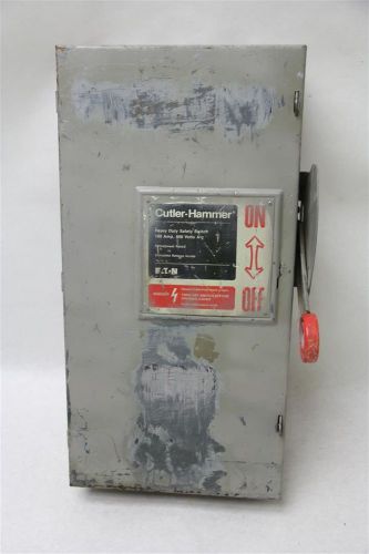Cutler-Hammer Heavy Duty Fusible Safety Switch DH363NGK with 100A, 600VAC