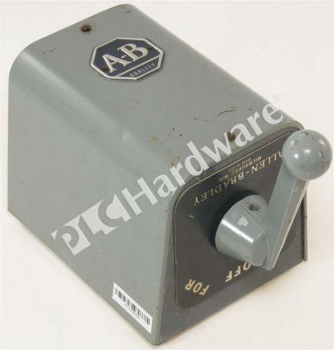 Allen bradley 350-bav /b reversing drum switch 3-ph ball lever handle nema type1 for sale