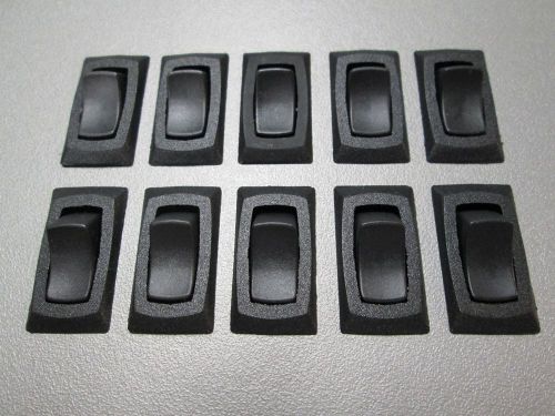 Aircraft avionics rocker switches, set of 10, carling, 16a, spst, us made for sale