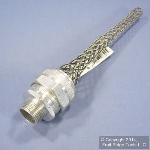 Leviton Industrial Male Strain Relief Cable Cord Grip 1&#034; NPT 1.000&#034;-1.125&#034; L7721