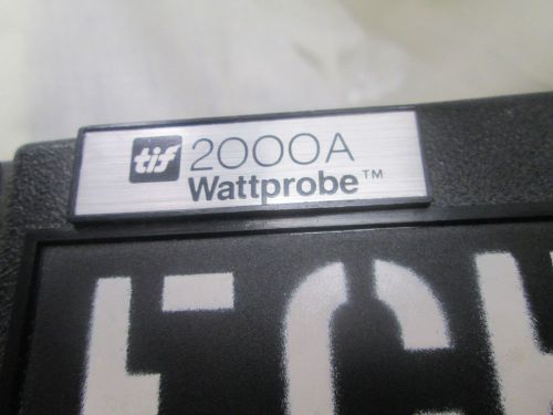 Tif instruments 2000a wattprobe electrical meter for sale